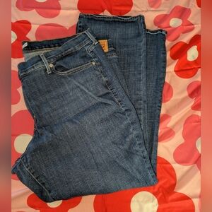 Levi's Blue Straight Leg Jeans with Classic Style